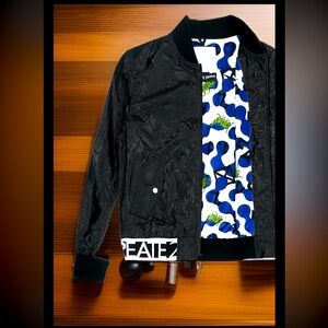 CREATE 2MRN Black & White W/A Crazy Interior Design On Fleece Lining Bombshell